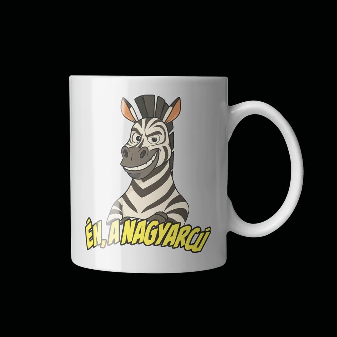 én, a nagyarcú bögre - zebra